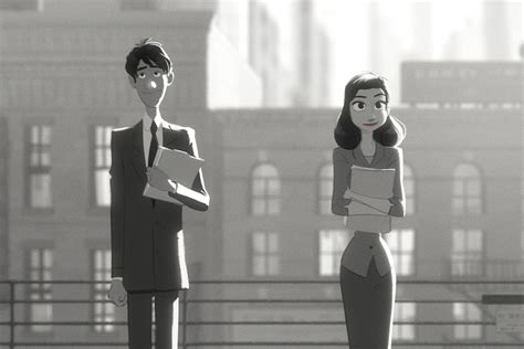 Watch This Paperman A Black And White Love Story From Disney The