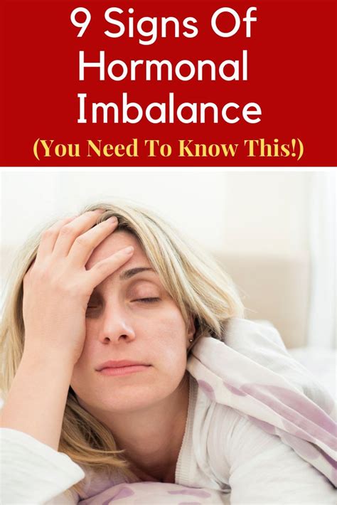 Signs Of Hormonal Imbalance You Need To Know This Hormone Imbalance Hormones Androgen