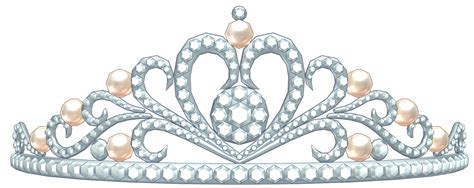 Silver Princess Crown Png Transparent Image Png Mart
