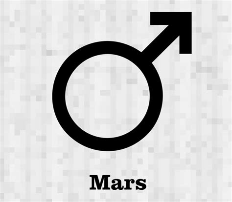 Svg Zodiac Mars Symbol Male Vector Layered Cut File Silhouette Etsy