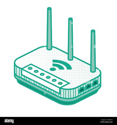 Wireless Router Vector Vectors Hi Res Stock Photography And Images Alamy