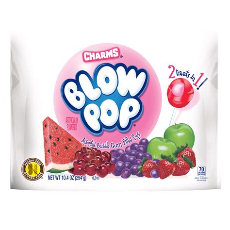 Charms Blow Pops Assorted Flavors Lollipops 104 Oz