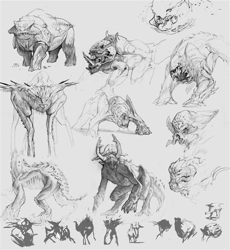 Monster Sketches Tumblr