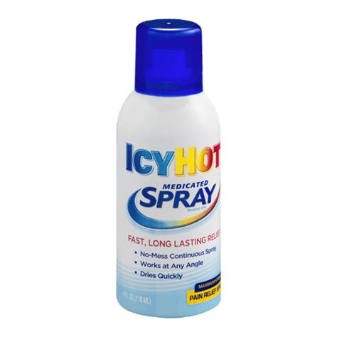 Icy Hot Medicated Spray Reviews 2019