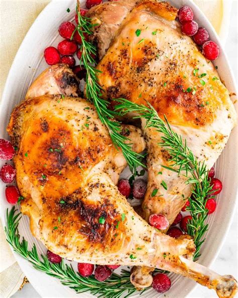 Easy Roasted Turkey Legs - Jo Cooks