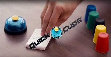 Quick cups will have you racing against your friends as everyone tries to stack their cups in the quick cups offers a variety of challenges on its cards and is a great game to play at your next party. Quick Cups Review: Fast Paced Family Game - Epic.Reviews
