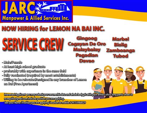 Jarc Manpower And Allied Services Davao City Philippines