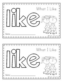 These free sight word lessons and printable sight word books are ideal for learners in kindergarten and first grade! Sight Word Book - LIKE by Blatchley's Kinder Friends | TpT