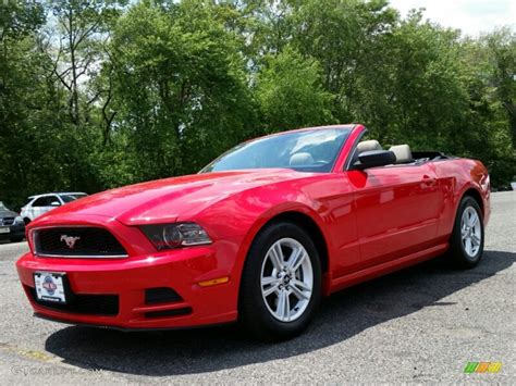 2014 Race Red Ford Mustang V6 Convertible 104161099 Photo 10