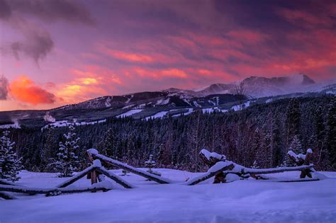 Amazing Sunrise Over Peak 10 Photograph By Michael J Bauer Photography