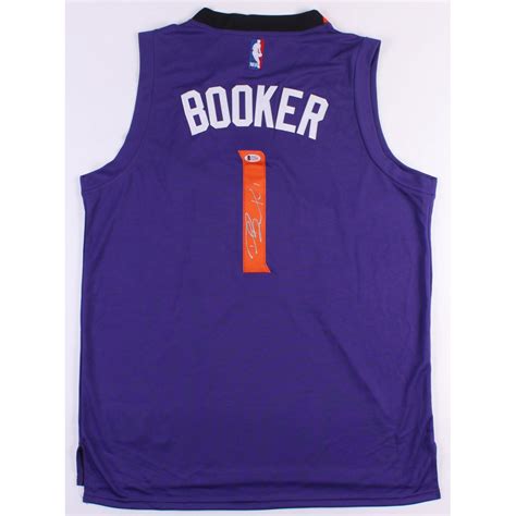 Get deals with coupon and discount code! Devin Booker Signed Suns Jersey (Beckett COA) | Pristine ...