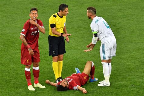 Bbc Sport On Twitter Sergio Ramos Clash With Mohamed Salah Has