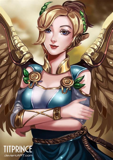 Commission Open Mercy Winged Victory By Tikuman On Deviantart
