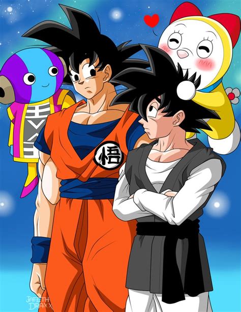 Goku And Zeno Sama Jafeth And Dorami By Jafeththedraxx On Deviantart