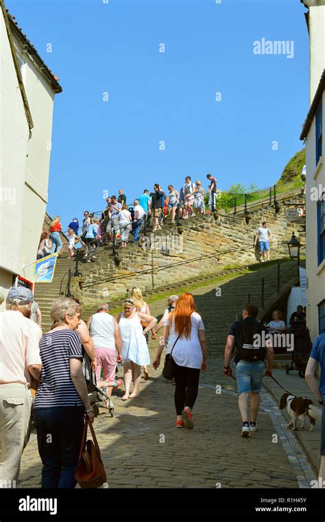 Steps To Whitby Abbey Hi Res Stock Photography And Images Alamy