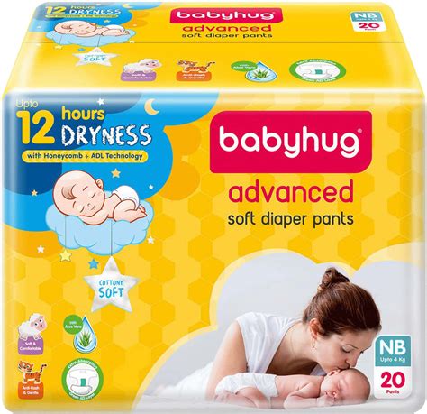 Buy Babyhug Advanced Pant Style Diapers New Born 20 Pieces Online