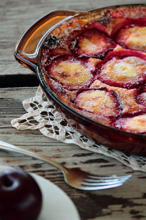 Plum Clafouti Plum Recipes Classic French Desserts Diy Food Recipes