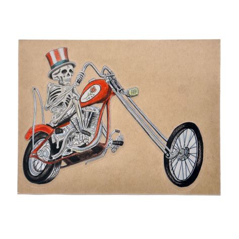 Wes Lang Grateful Dead Motorcycle Stickers Art Grateful Dead