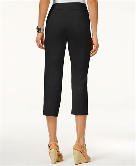 Jm Collection Embellished Pull On Capri Pants Created For Macys