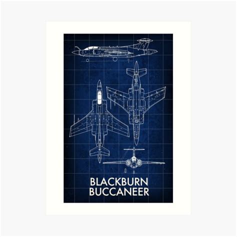 L Mina Art Stica Esquema Del Plano Del Avi N De Combate Blackburn Buccaneer De Meek Anime