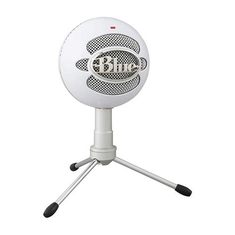 Game One Blue Snowball Ice Plug And Play Usb Microphone White