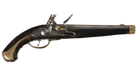 1813 Dated Imperial Russian Tula Arsenal Flintlock Pistol Rock Island