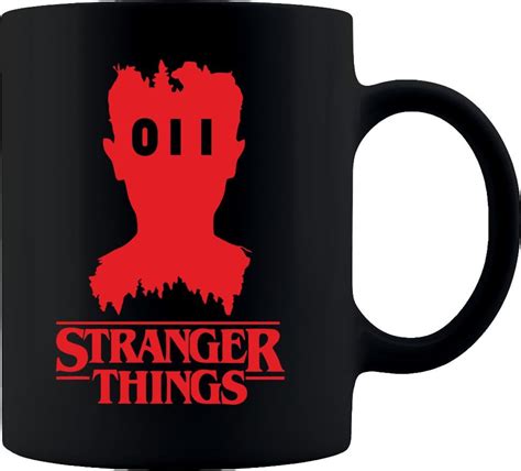 Stranger Things 11 Entertainment Mug Coffee Mug 11oz Black Etsy