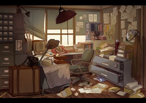 Da02 Detective Office Vicki Quek Perspective Room Interior