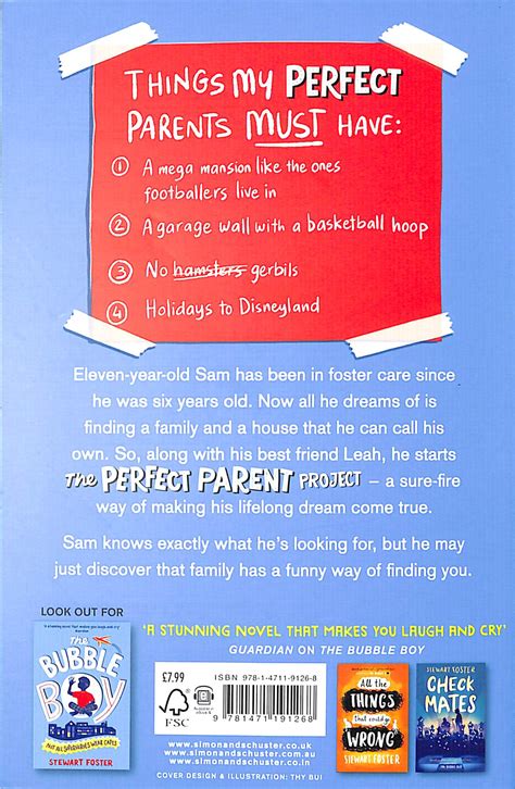 The Perfect Parent Project By Foster Stewart 9781471191268 Brownsbfs