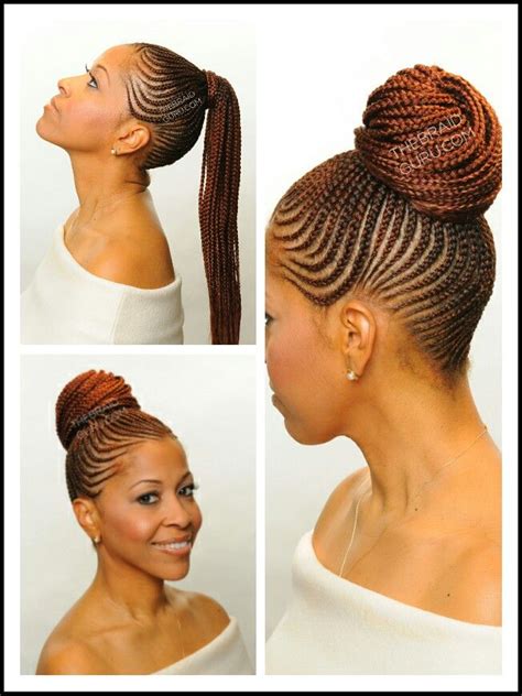 Short hair refers to any haircut with little length. Cornrow Ponytail | Cornrow ponytail, Natural hair styles ...