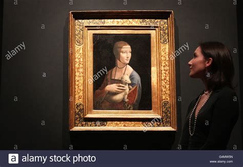 Leonardo Da Vinci Painter At The Court Of Milan Exhibition Stock Photo
