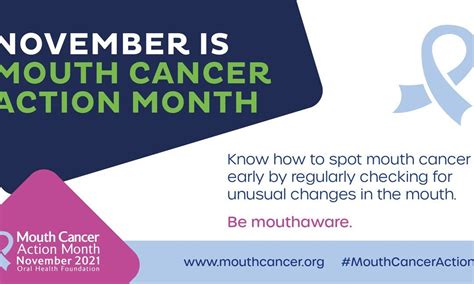 November Is Mouth Cancer Action Month Honour Health