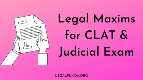 top 100 legal maxims with easy meaning for clat and