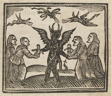 Witches Presenting Wax Dolls To The Devil Featured In The History Of