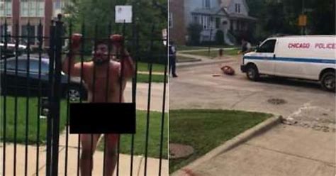 Nutters In The News P2 Naked Chicago Man With Self Inflicted Penis