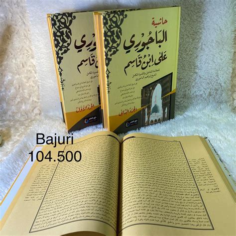 Jual Kitab Hasyiah Bajuri Hasyiyah Baijuri Syarah Ibn Qosim Jilid