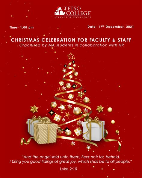 Christmas Celebration And Secret Santa T Exchange Tetso College