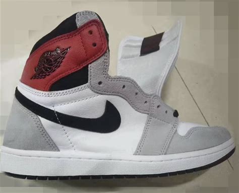 Nike air jordan 1 retro high og light smoke grey uk 4.5 us 5y gs brand new ds. First Look At The Air Jordan 1 Retro High OG "Light Smoke ...
