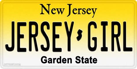 Quotes About Jersey Girls Nj Jerseygirl License Plate