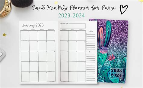 2023 2024 Pocket Calendar 2 Year Pocket Calendar 2023 2024 Agenda