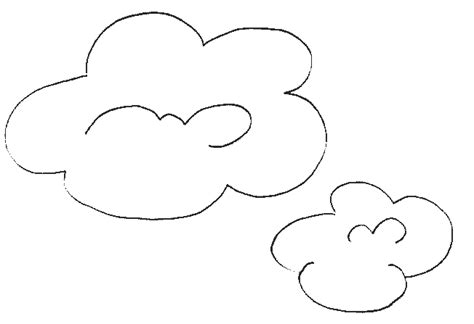 Weather to print for free weather kids coloring pages. coloriage de nuage 04 - Coloriage en ligne gratuit pour enfant