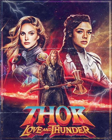 Thor Love And Thunder Fan Poster By Finalgirledits 「ソー」シリーズ第4弾の最新作