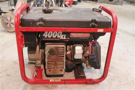 Generac 4000xl Portable Generator Model 09777 2 4000 Watts