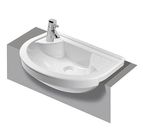 Semi Recessed Wash Basin Sink Kitchen And Bath