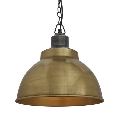 Brooklyn Dome Pendant - 13 Inch - Brass | Dome pendant lighting, Brass pendant light, Pendant light
