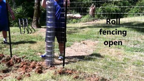 Your local utility company will mark the location of any water, gas and. How to Build Welded Wire or Mesh Fence - YouTube