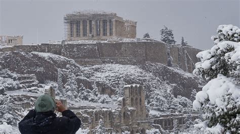 Greece Hit By Worst Snow Storm In Over A Decade