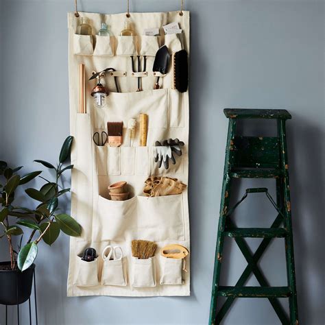 magazine storage organizer mail holder wall mount cotton wovening hanging pocket boho home decor