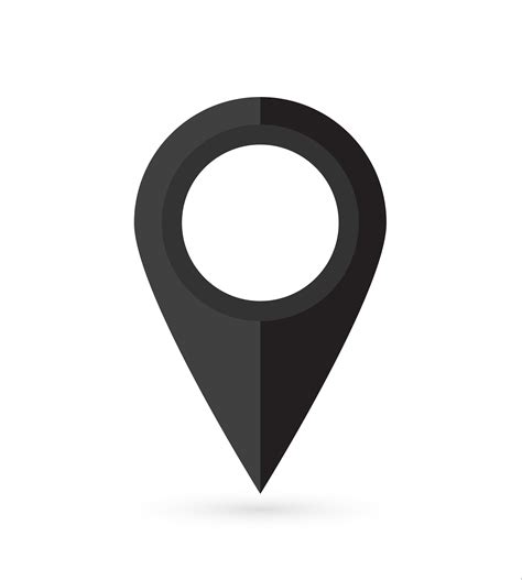 location pin map pin flat icon vector design 280087 vector art at vecteezy