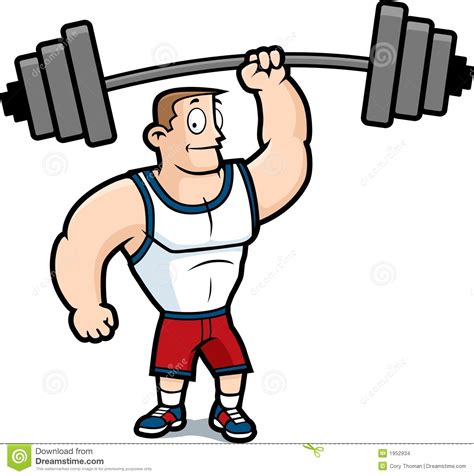 Gym Guy stock vector. Image of building, body, dumbbell - 1952934